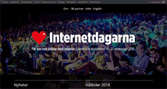 Desktop Screenshot of internetdagarna.se